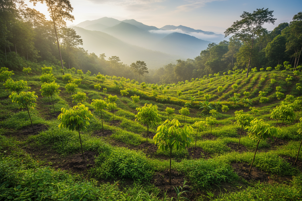 Einblick aus dem Plant Ceylon Projekt